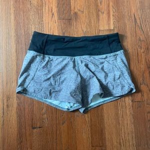 Grey lululemon shorts